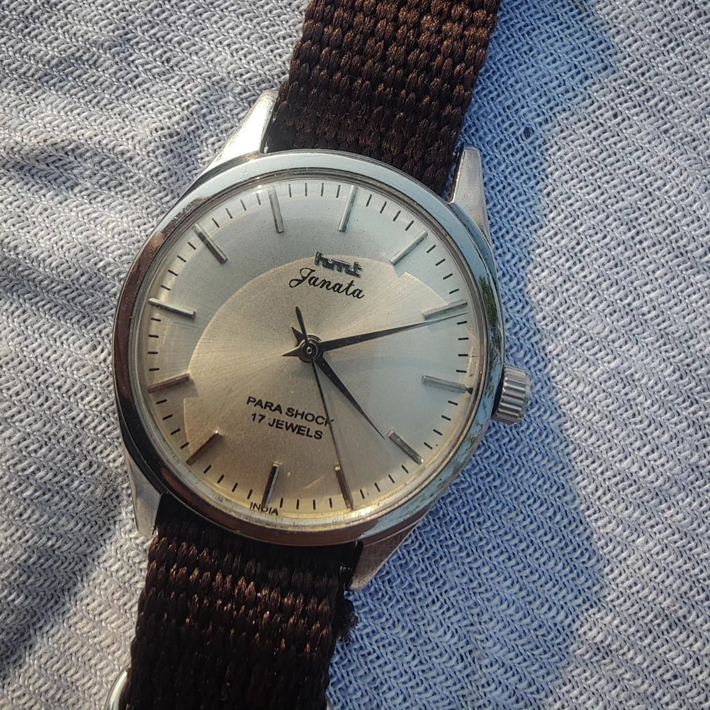 HMT Janata Silver Sunburst (Repainted)