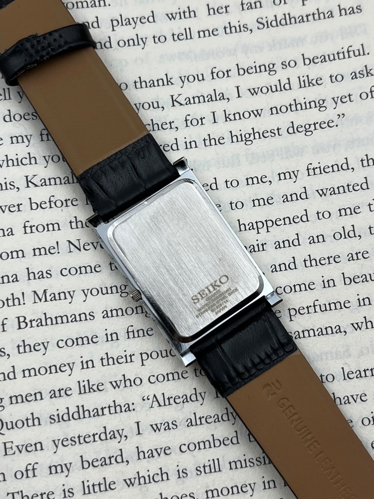 SEIKO TANK - Brown S (Quartz - Mod)