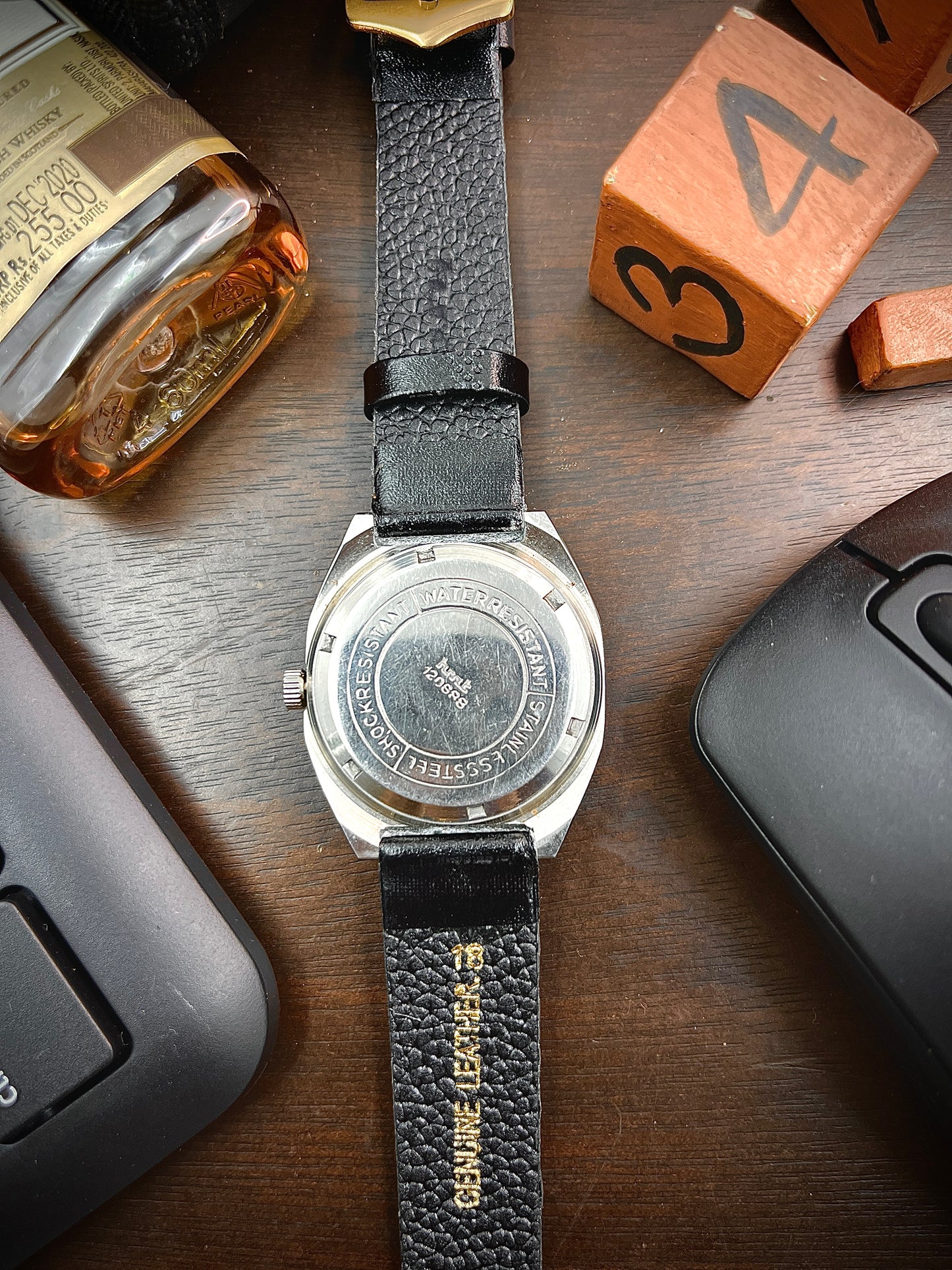 Vintage HMT Gautam Black Dial (Mechanical Hand-Winding Watch)
