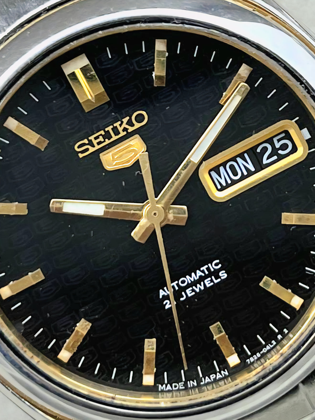 Rare and Famous Vintage Seiko 5 Black logo dial