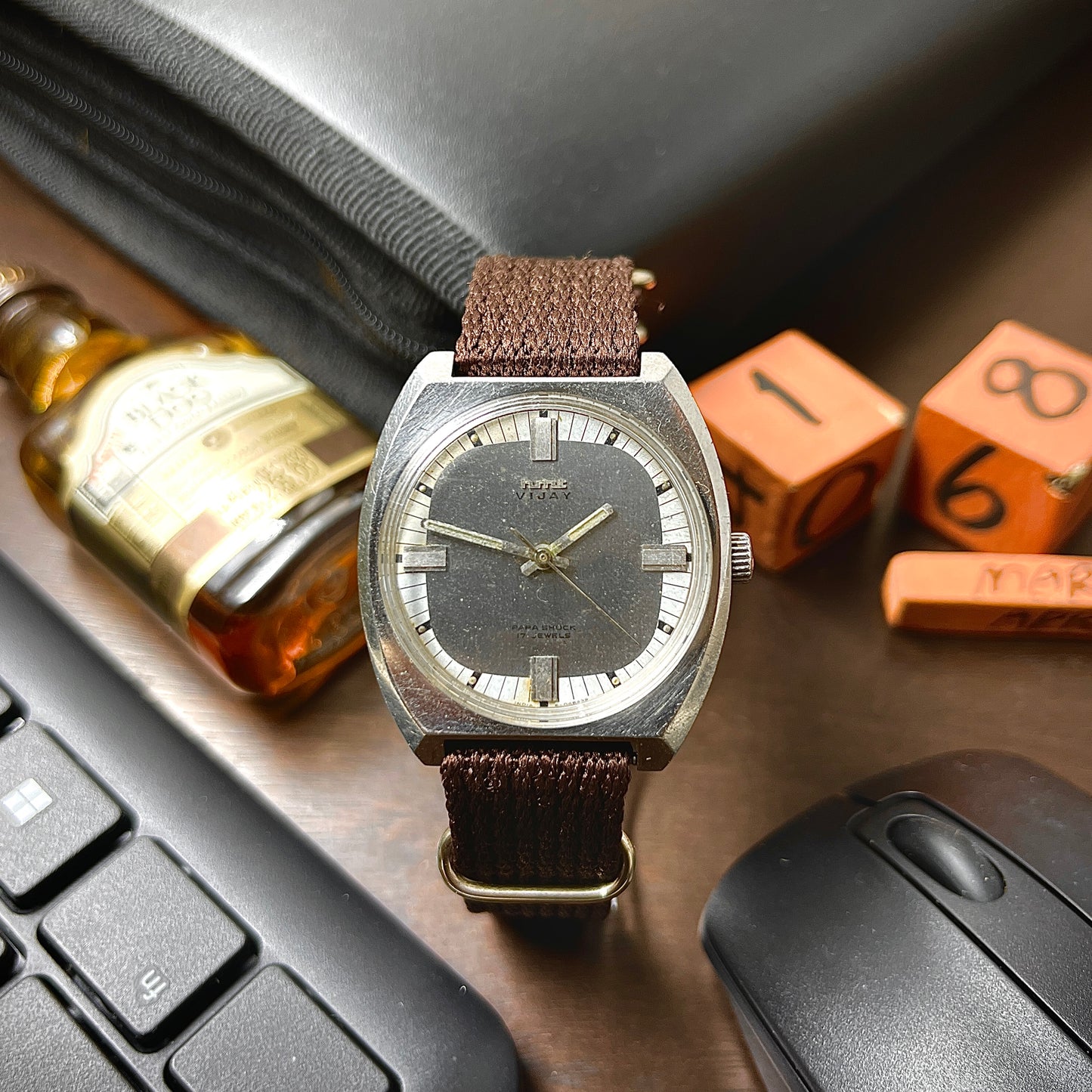 1979 Vintage HMT Vijay Grey Dial 0231 A