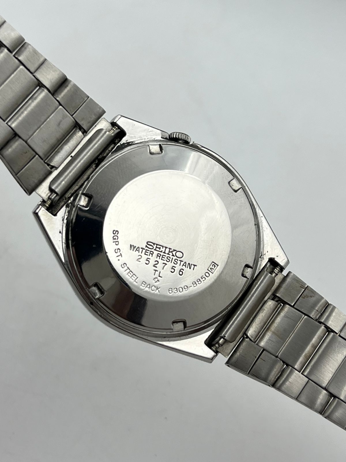 Vintage Seiko 5 Automatic Studs Silver(Cal 6309)
