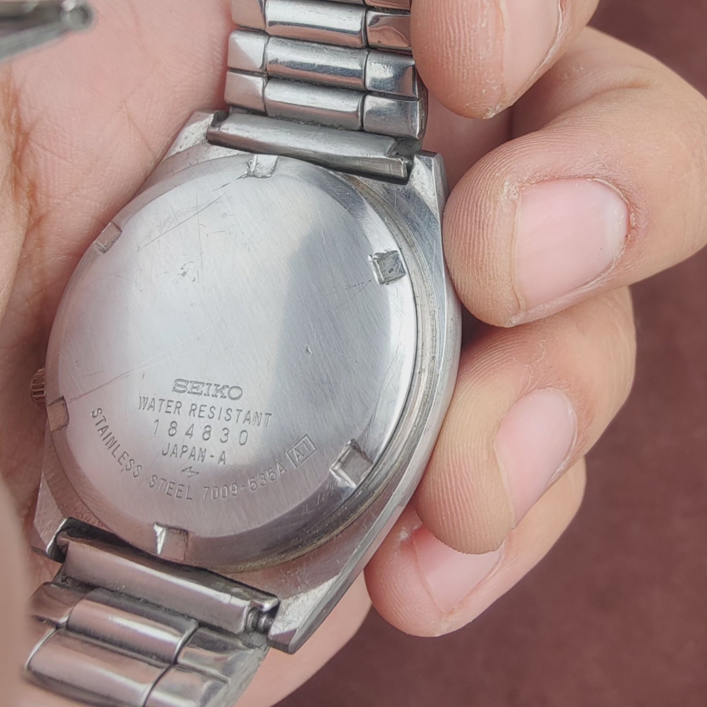 Vintage Pre-owned Seiko Grey