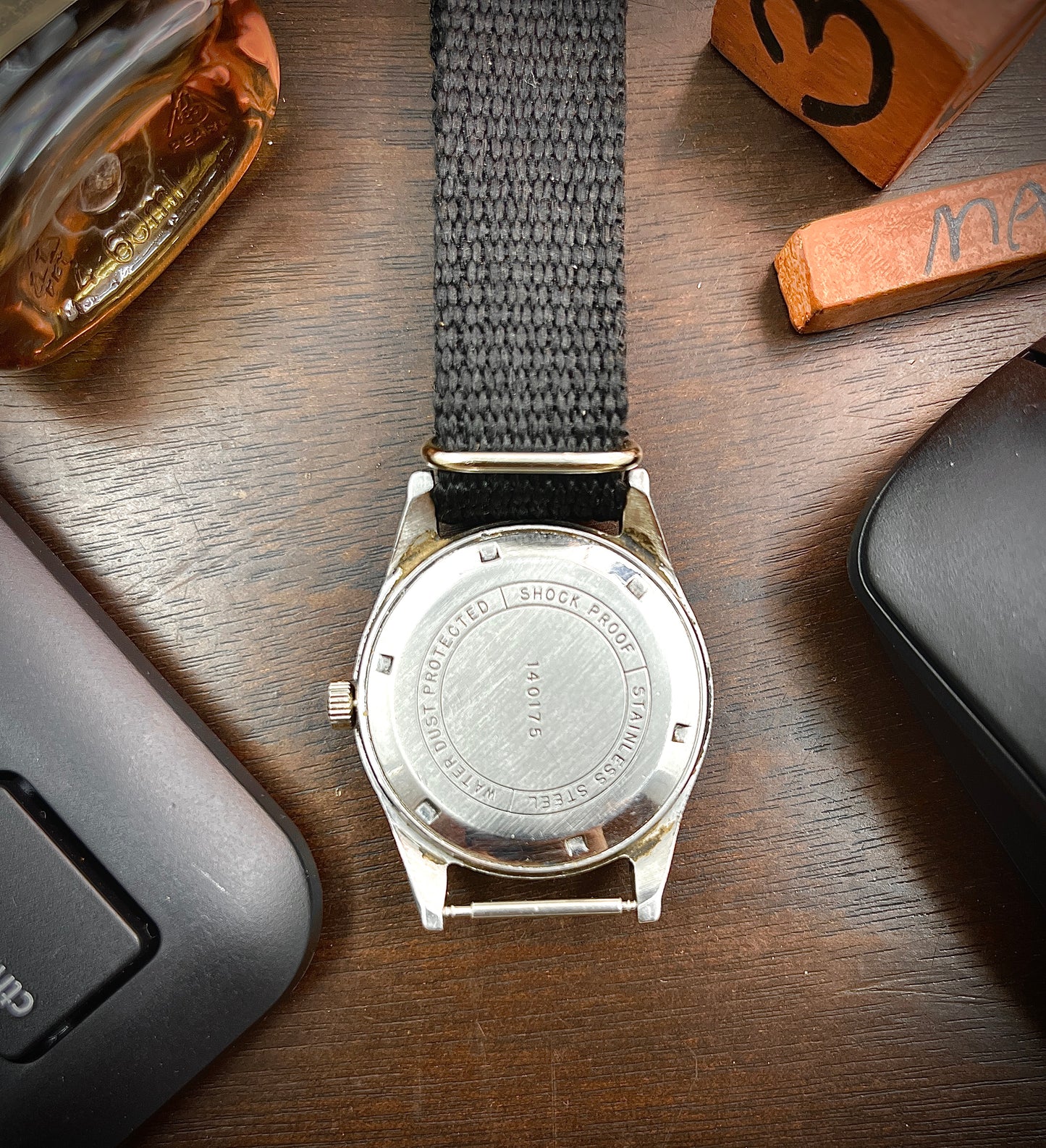 1975 Vintage HMT Pilot (3 Liner) Mechanical Hand-Winding Watch