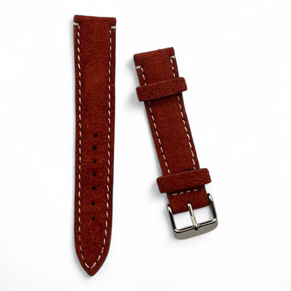 [18 mm] Suede Strap - Orange