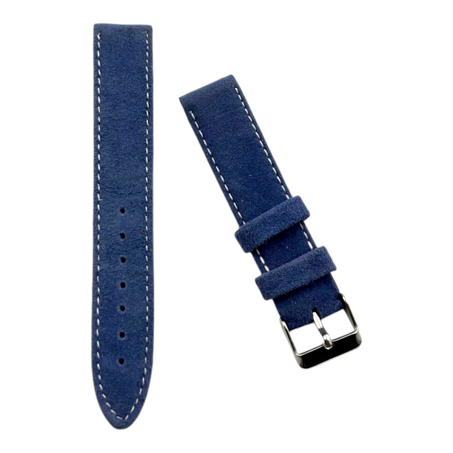 [18 mm] Suede Strap - Blue