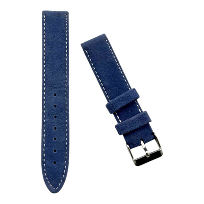 [18 mm] Suede Strap - Blue