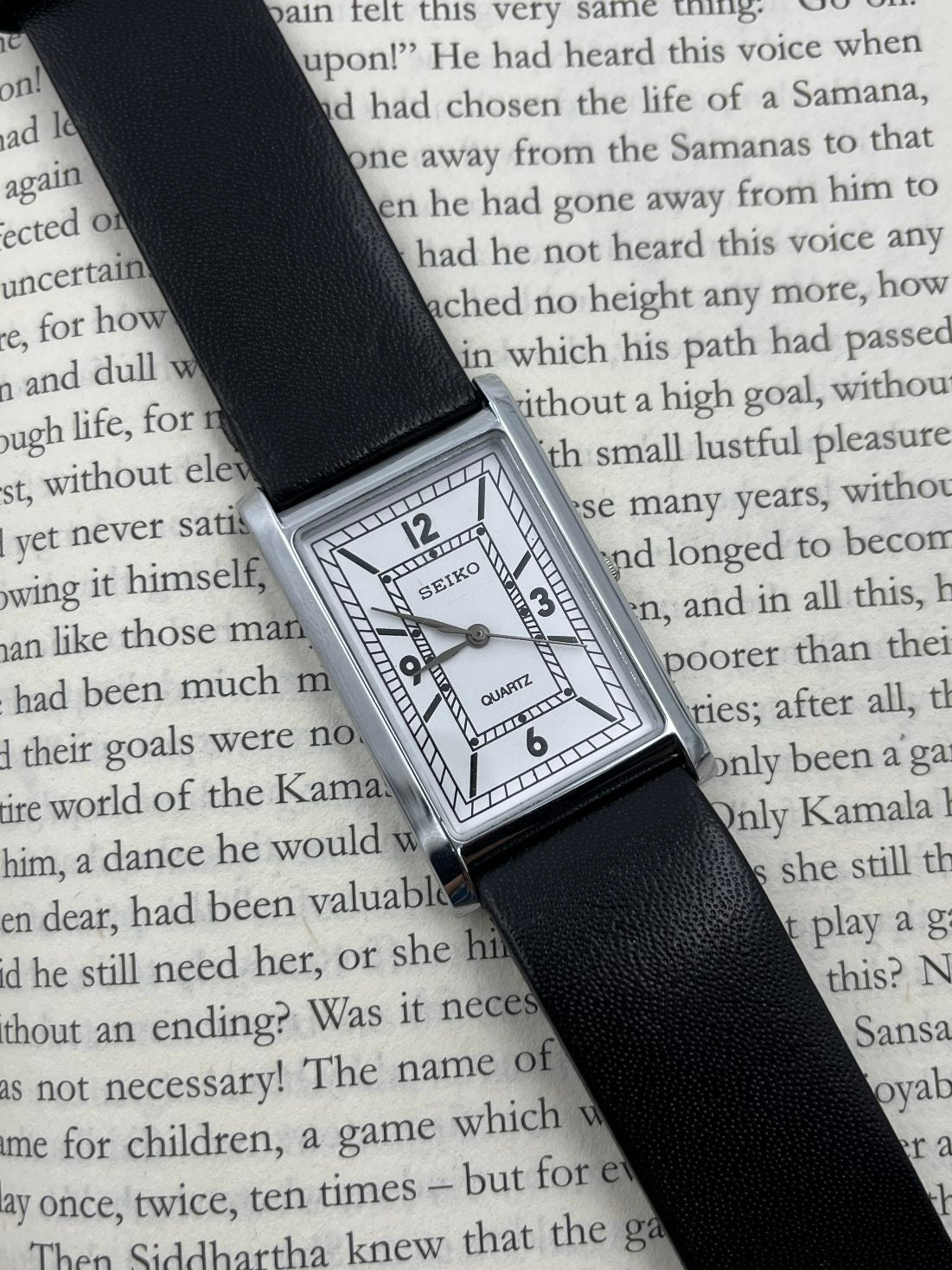 SEIKO TANK - White  (Quartz - Mod)