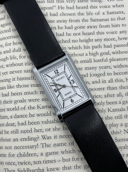 SEIKO TANK - White  (Quartz - Mod)