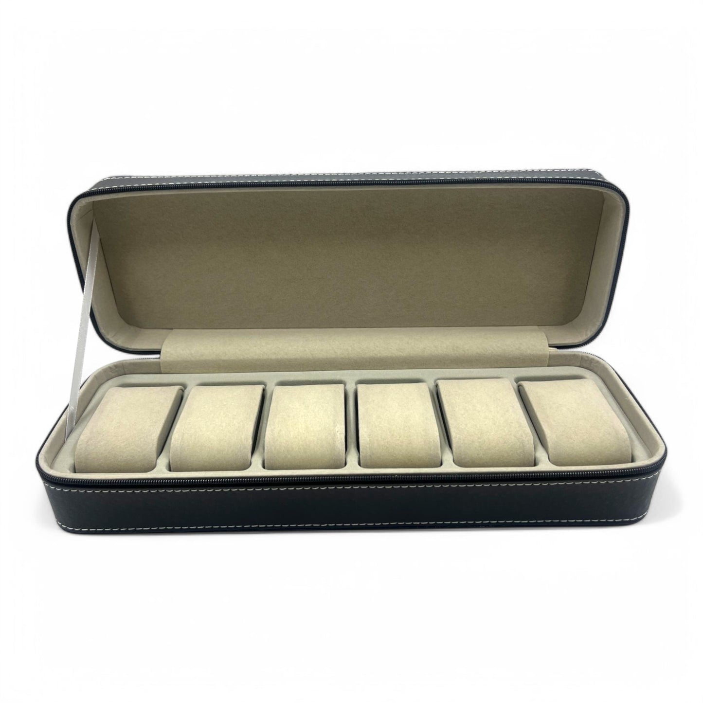 [6 Slot] Zip Watch Box / Organiser - Premium