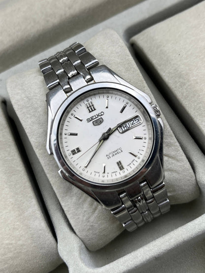 Vintage Seiko 5 White TBC