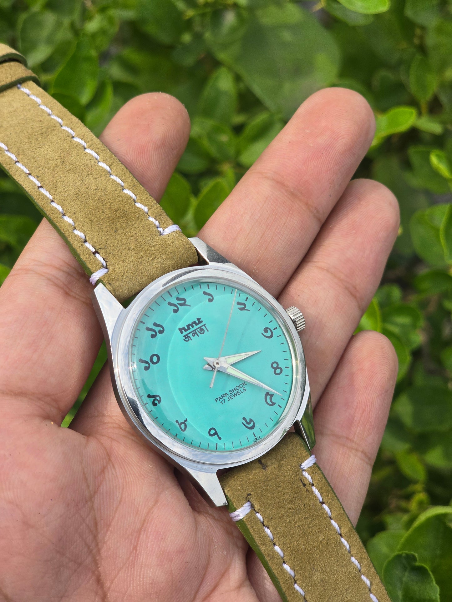 Janata Bengali Tiffany Blue(Mechanical Hand Winding)
