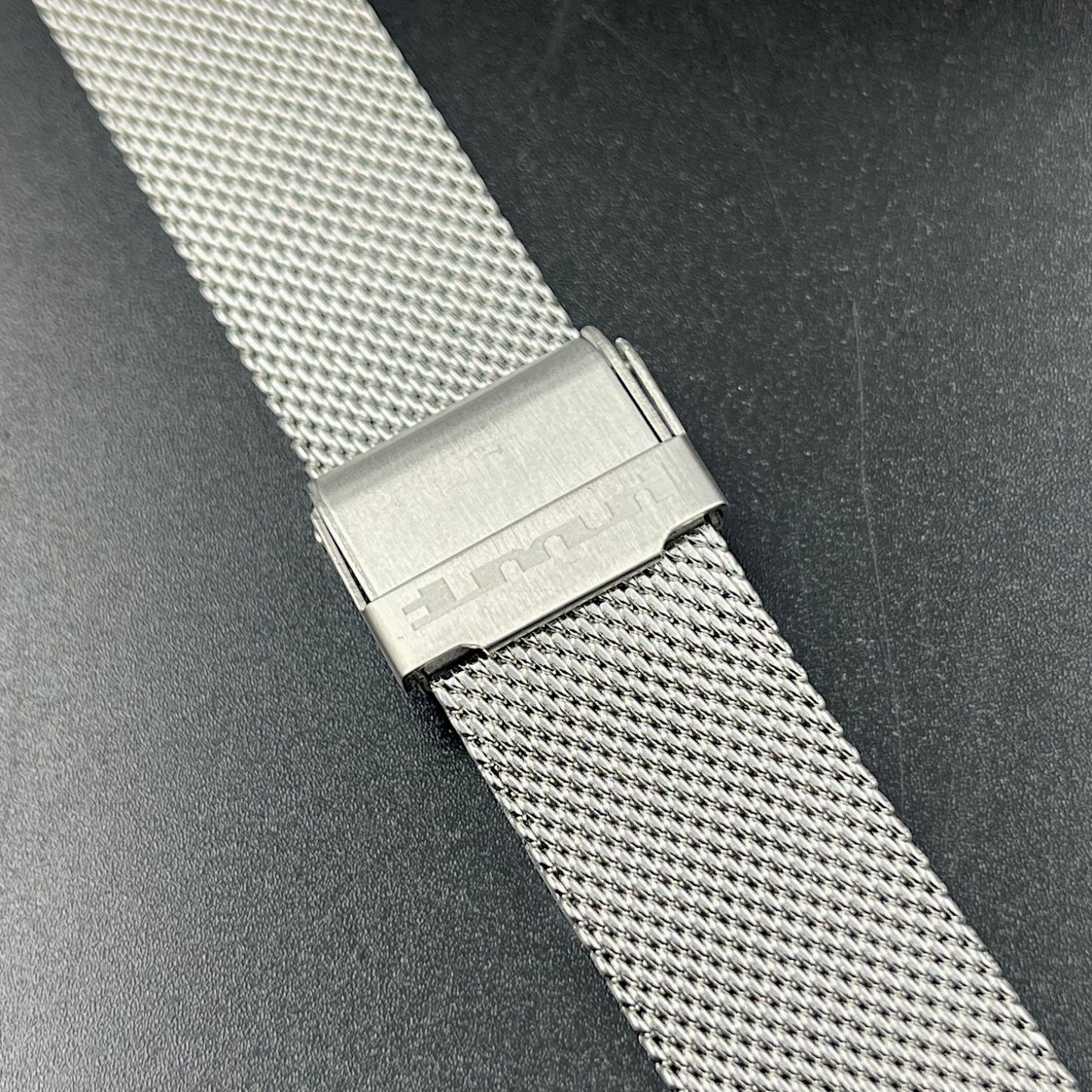 [18mm] Mesh Bracelet Chain - Silver Stainless Steel (HMT)