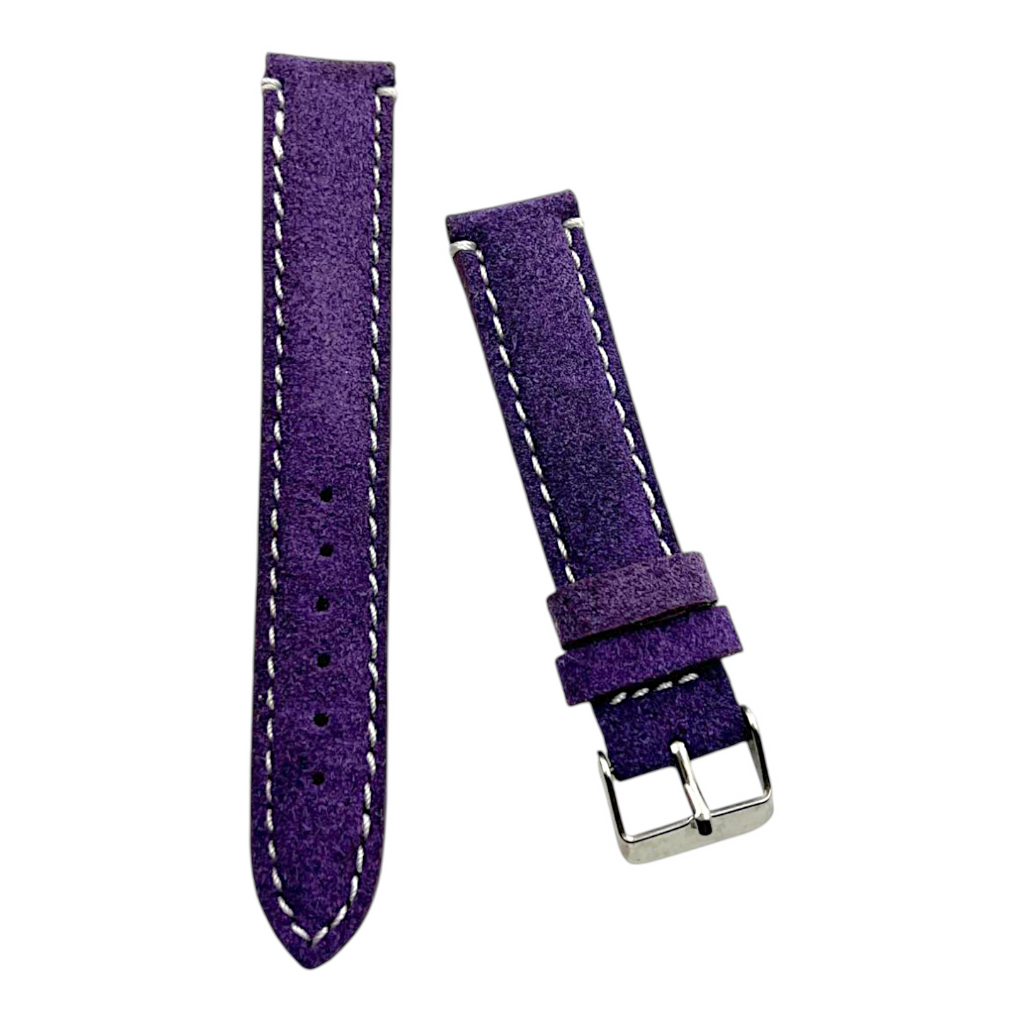[18 mm] Suede Strap - Purple