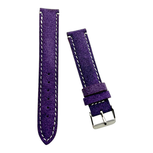 [18 mm] Suede Strap - Purple