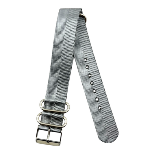 [20 mm] Nato Strap - Silky Light Grey