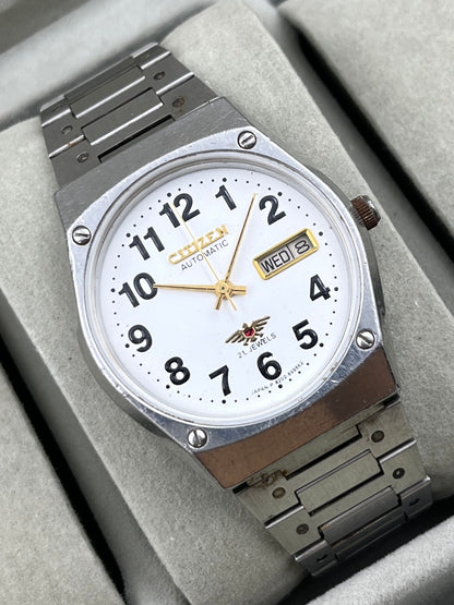 Vintage Citizen Auto White