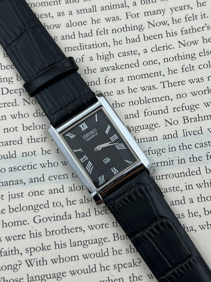 SEIKO TANK - Black S  (Quartz - Mod)