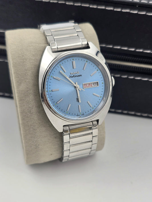 HMT Kohinoor Ice Blue B1 Quartz (BRAND NEW)