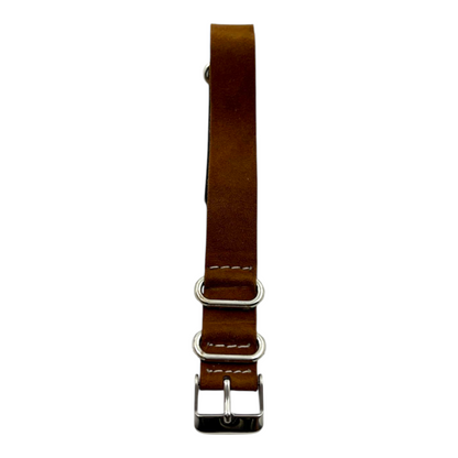 [18 mm] Suede Nato Strap - Dark Brown
