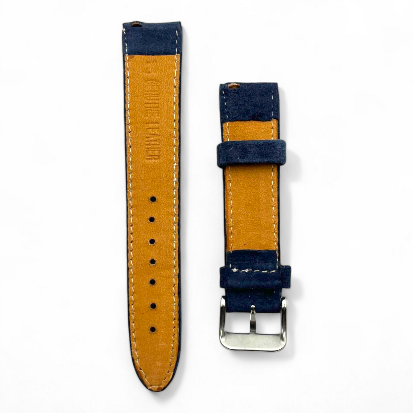 [20 mm] Suede Strap - Blue