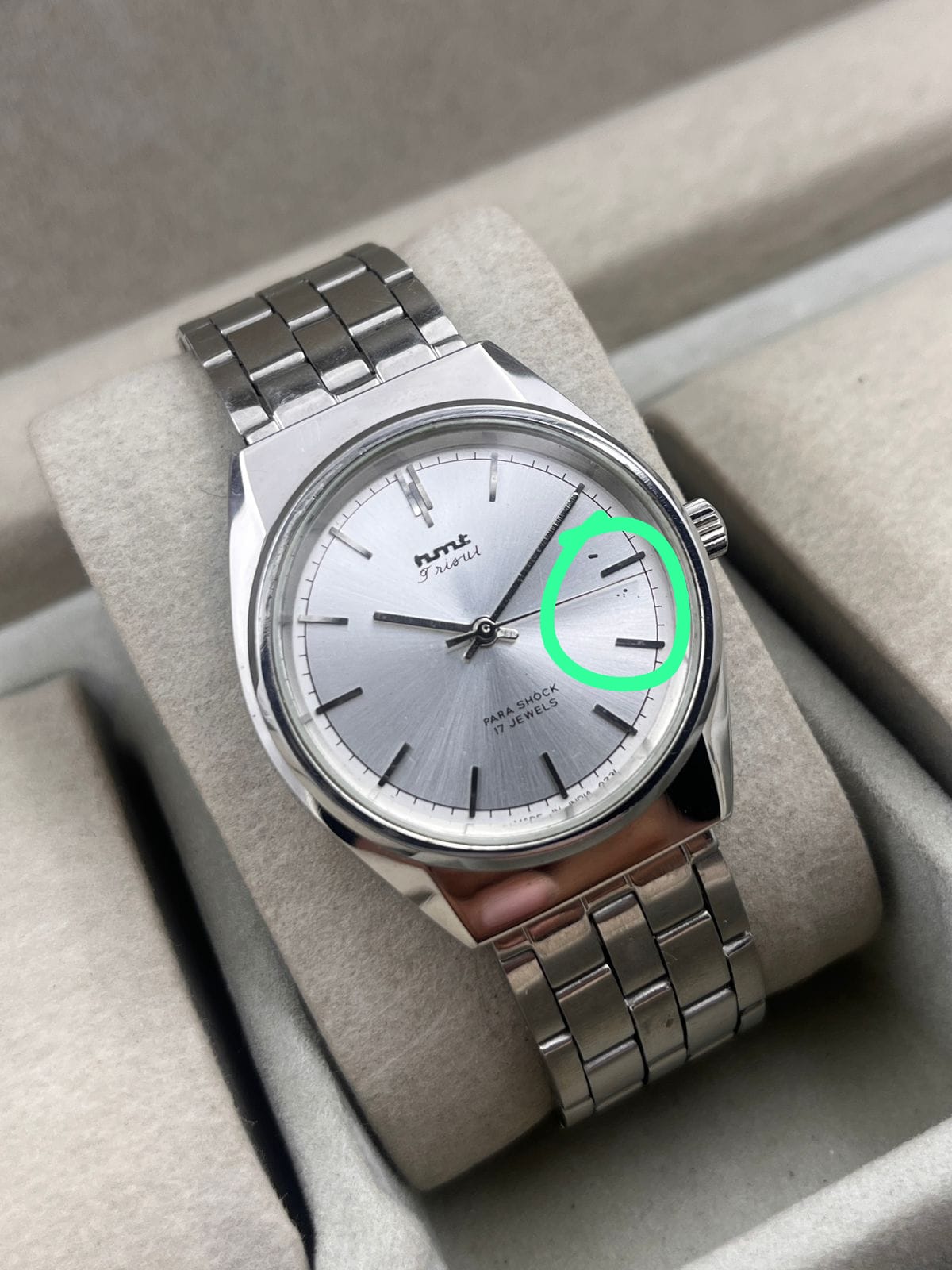 Vintage HMT Trisul Silver (Check Mark)