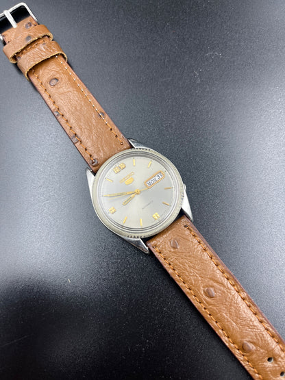 Vintage Seiko 5 Grey Dial Automatic Cal.6309