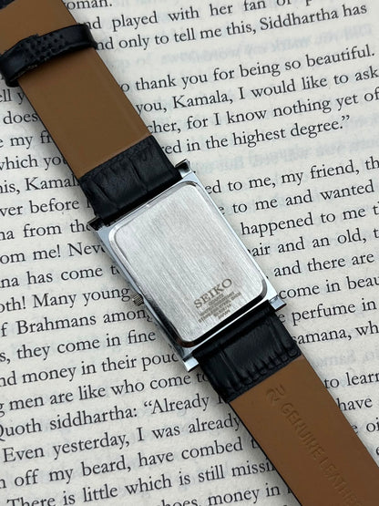 SEIKO TANK - Brown S  (Quartz - Mod)