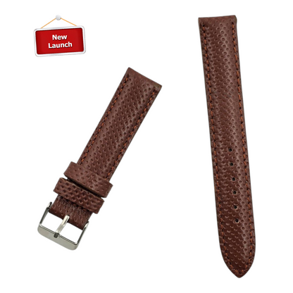 [22 mm] Dotted Leather - Latte Brown