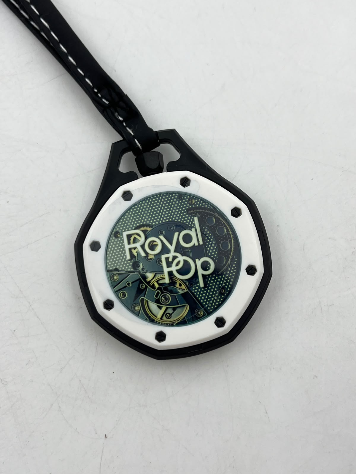 Royale Pop - Black Quartz Replica Pocket Watch