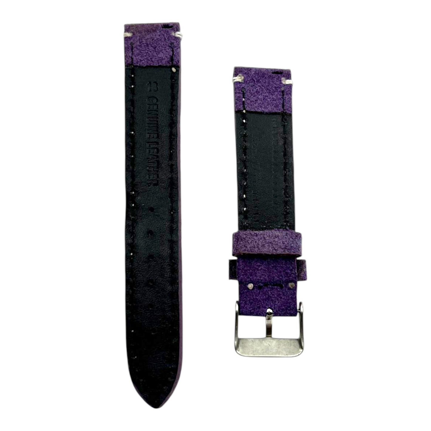[18 mm] Suede Strap - Purple