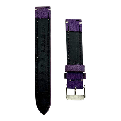 [18 mm] Suede Strap - Purple