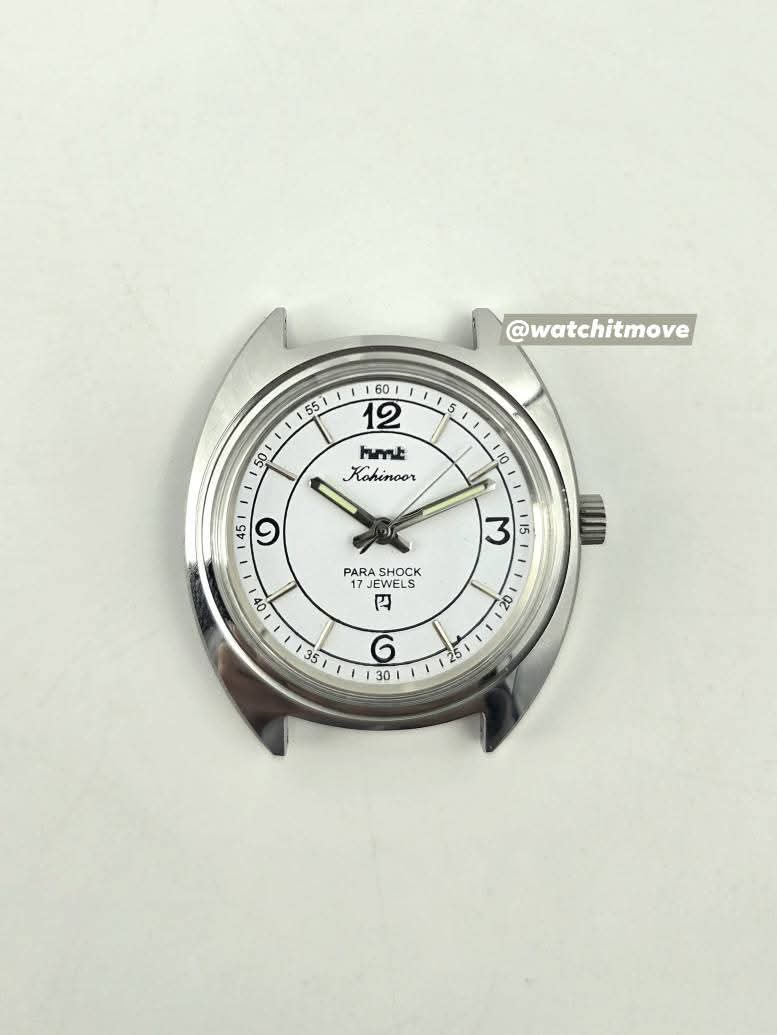 HMT Kohinoor - Semi Number White(Mechanical Hand Winding)
