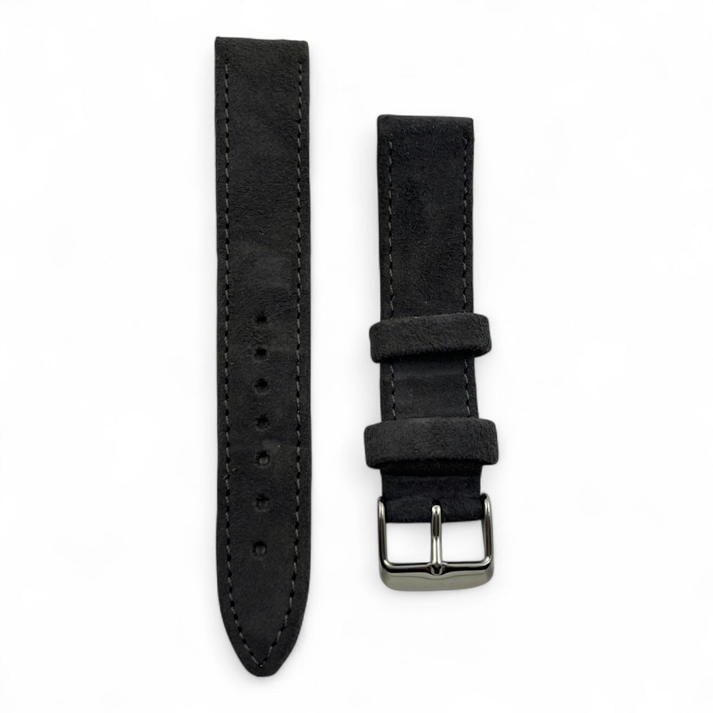 [18 mm] Suede Strap - Full Grey