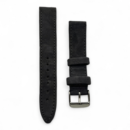 [18 mm] Suede Strap - Full Grey