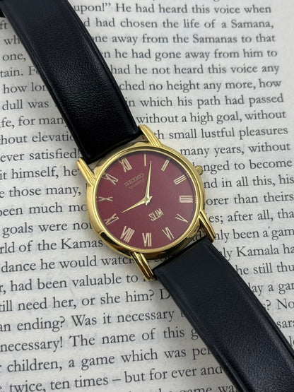 SEIKO Round - Red (Quartz - Mod)