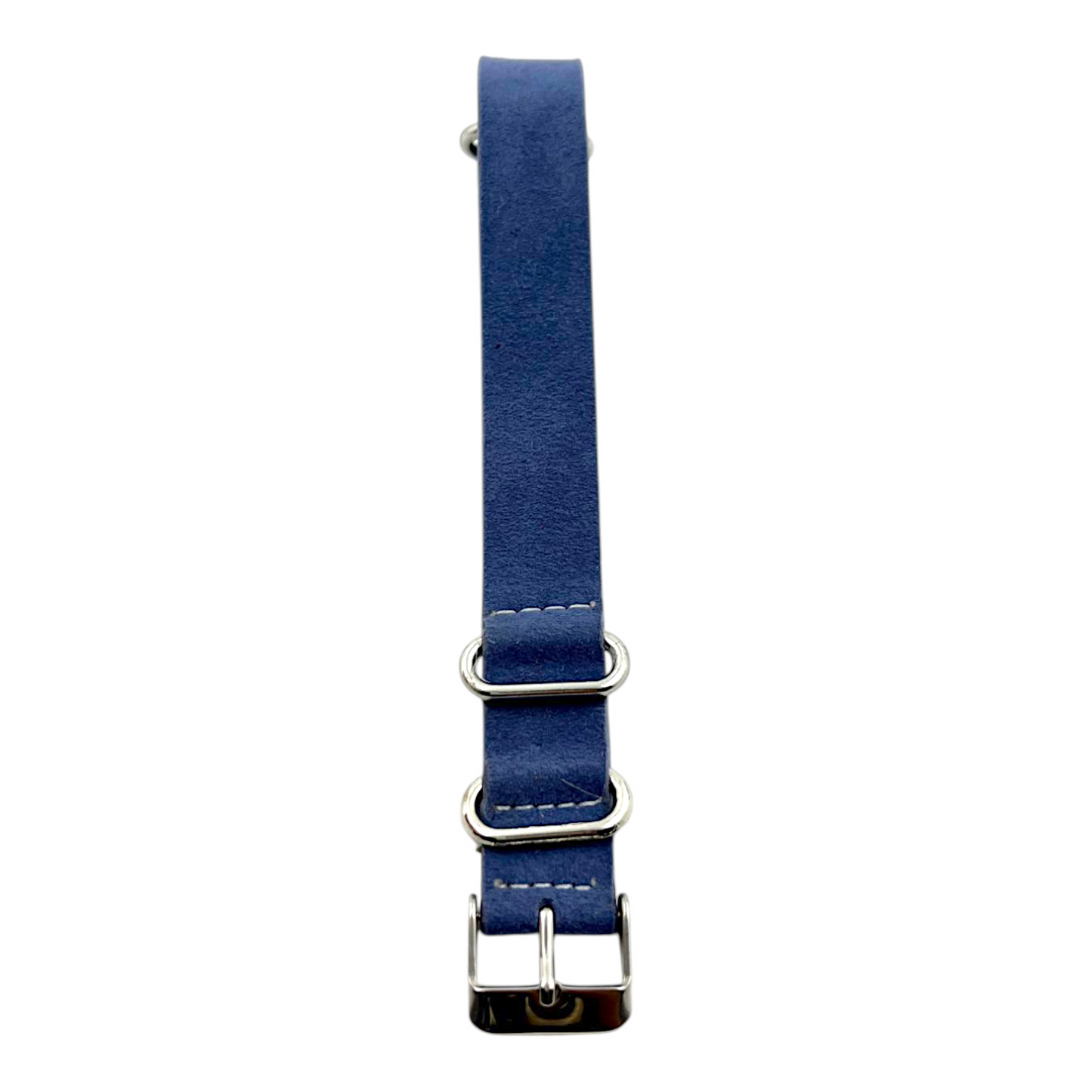 [18 mm] Suede Nato Strap - Light Blue