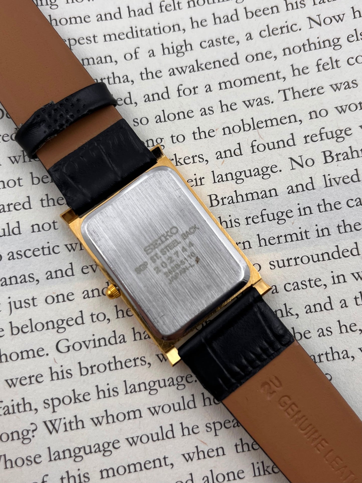 SEIKO TANK - Yellow G  (Quartz - Mod)
