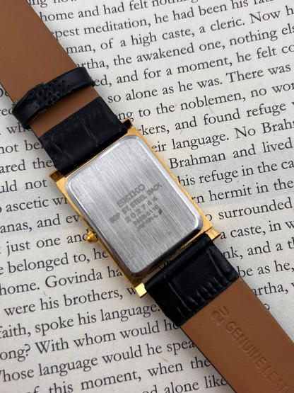 SEIKO TANK - Yellow G  (Quartz - Mod)