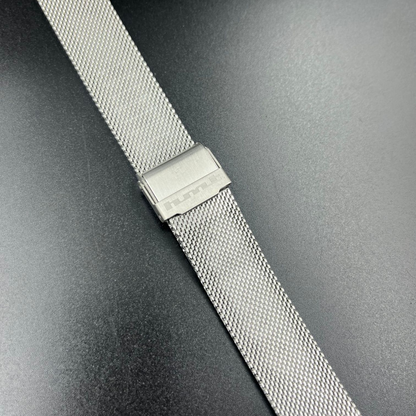 [18mm] Mesh Bracelet Chain - Silver Stainless Steel (HMT)
