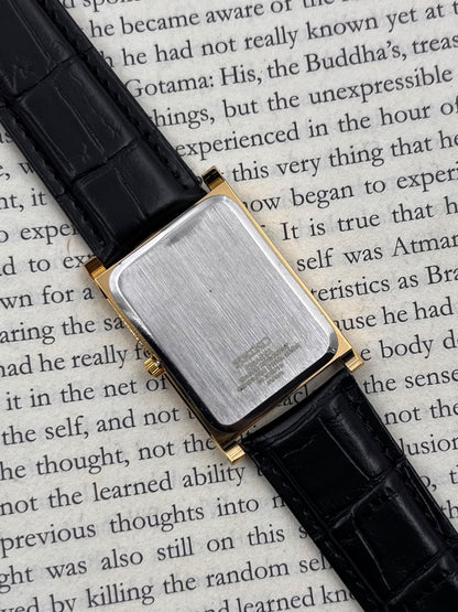 SEIKO TANK - White Gold  (Quartz - Mod)