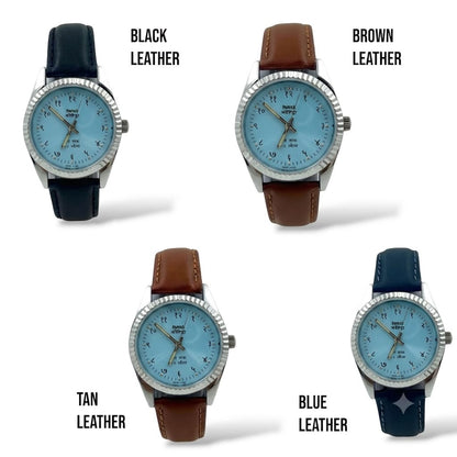 HMT Kohinoor - Sky Blue Devanagri Fluted(Mechanical Hand Winding)