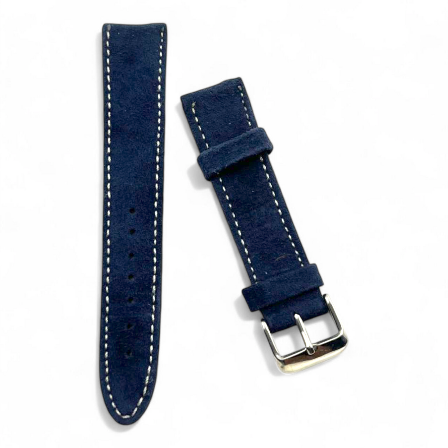 [20 mm] Suede Strap - Blue