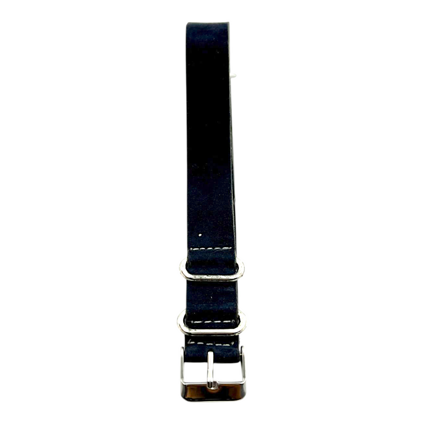 [18 mm] Suede Nato Strap - Dark Blue
