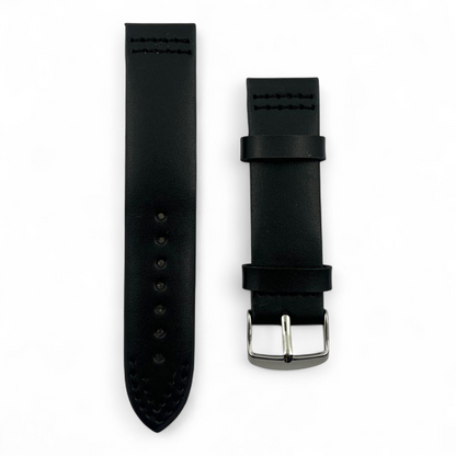 [20 mm] Vintage Anti Allergic Leather - Black