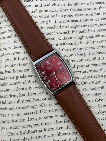 SEIKO TANK - Red (Quartz - Mod)