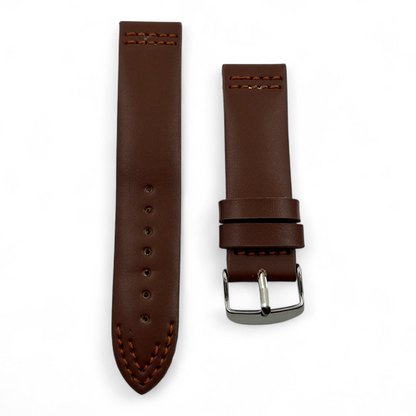 [20 mm] Vintage Anti Allergic Leather - Brown