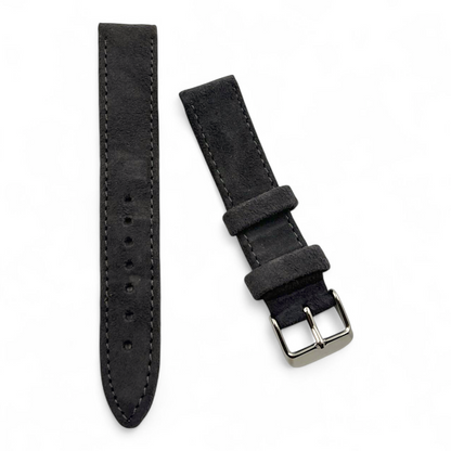 [18 mm] Suede Strap - Full Grey