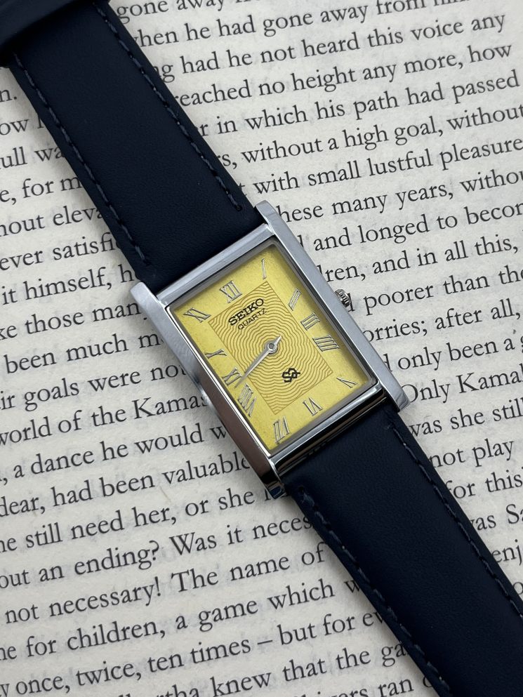 SEIKO TANK - Yellow  (Quartz - Mod)