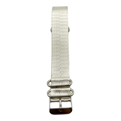 [20 mm] Nato Strap - Silky White